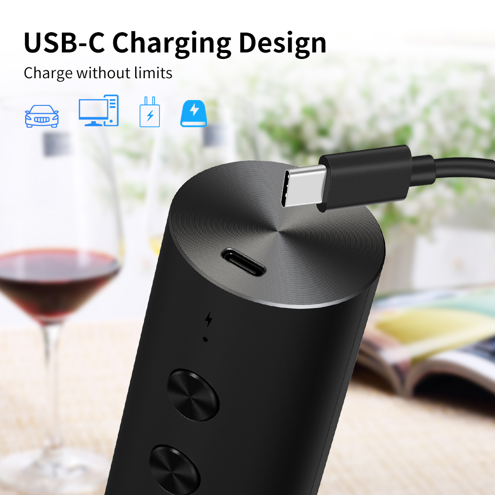 4-in-1 Electric Bottle Wine Op - Bottle Stopper Set 评论和价格