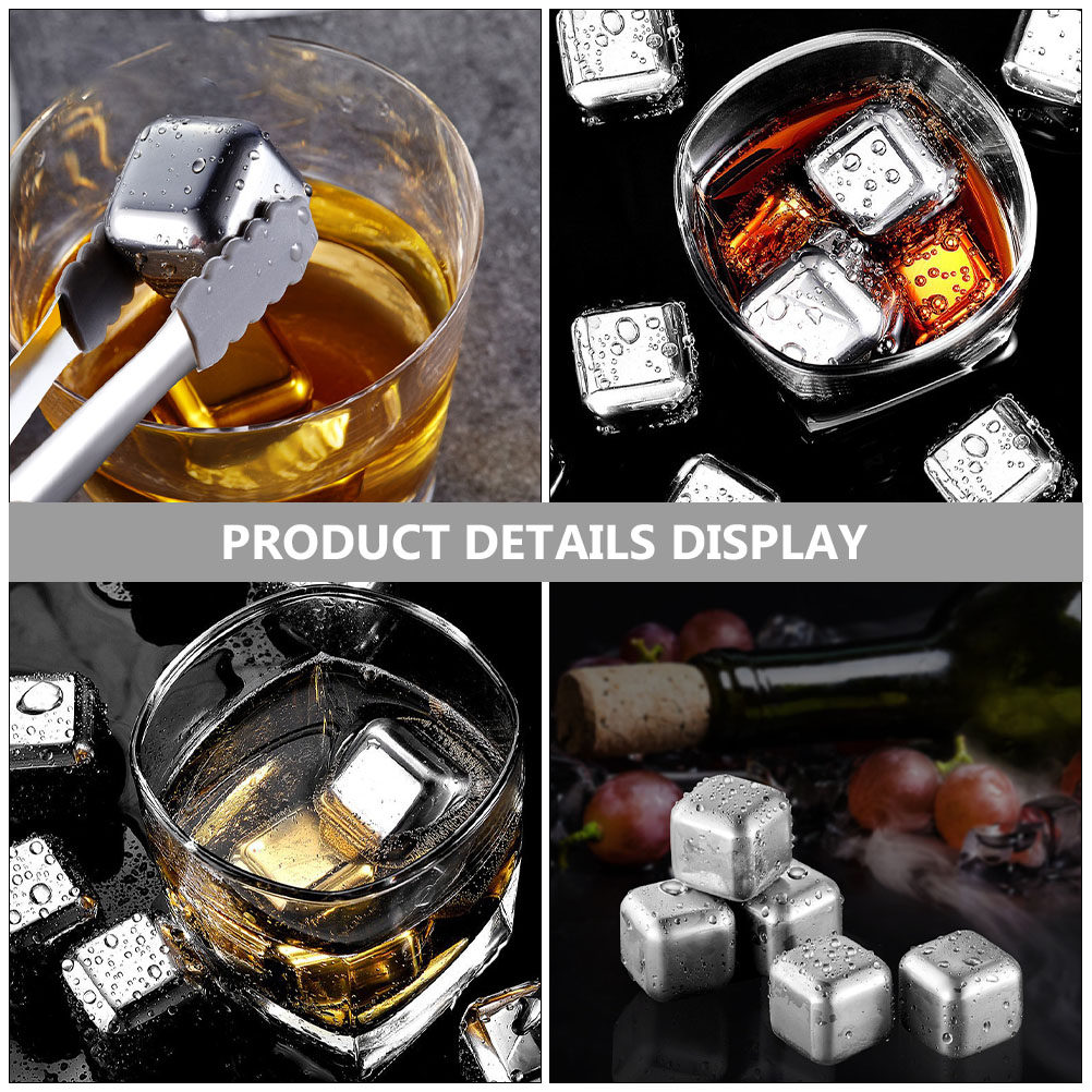 1Set Stainless Steel Whiskey I - Wine Beer Whiskey 评论和价格