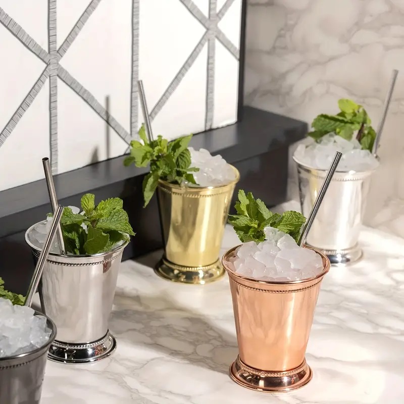 tiki Mint Julep Mug Stainless  - Wine With Beer Mix 评论和价格