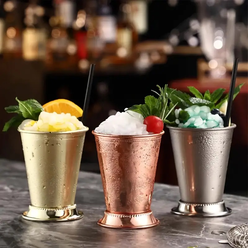 tiki Mint Julep Mug Stainless  - Wine With Beer Mix 评论和价格