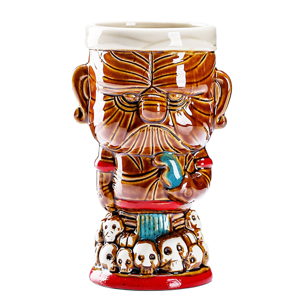1Pcs Ceramic Totem Wine Cup La - Wine Beer Whiskey 评论和价格