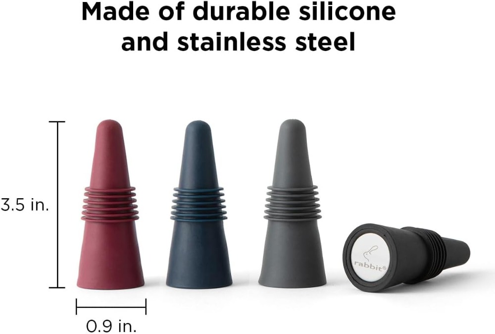 Rabbit W6121 Bottle Stoppers S - Bottle Stopper Set 评论和价格