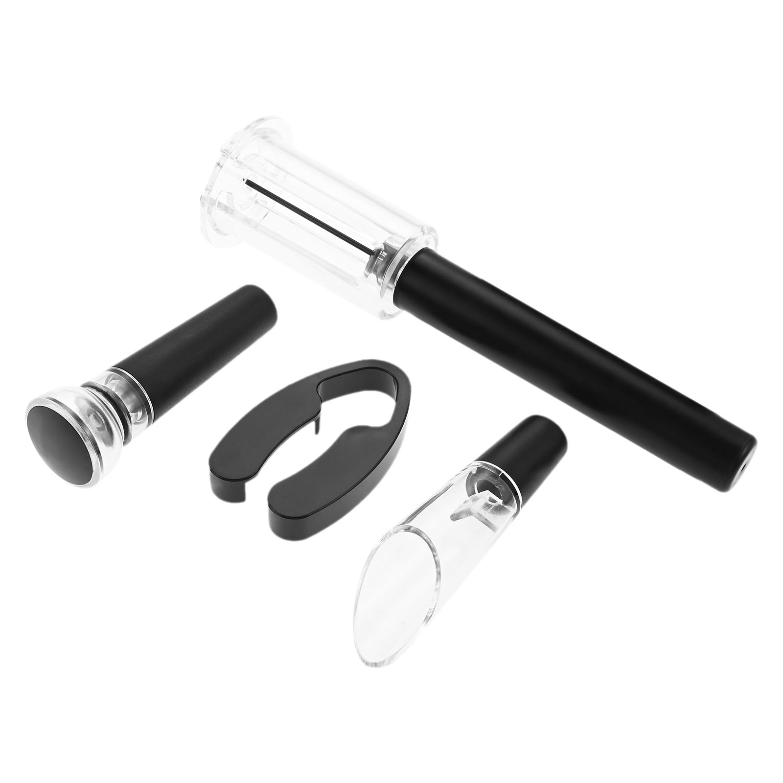 4Pcs Portable Air Pressure Pum - Bottle Stopper Set 评论和价格