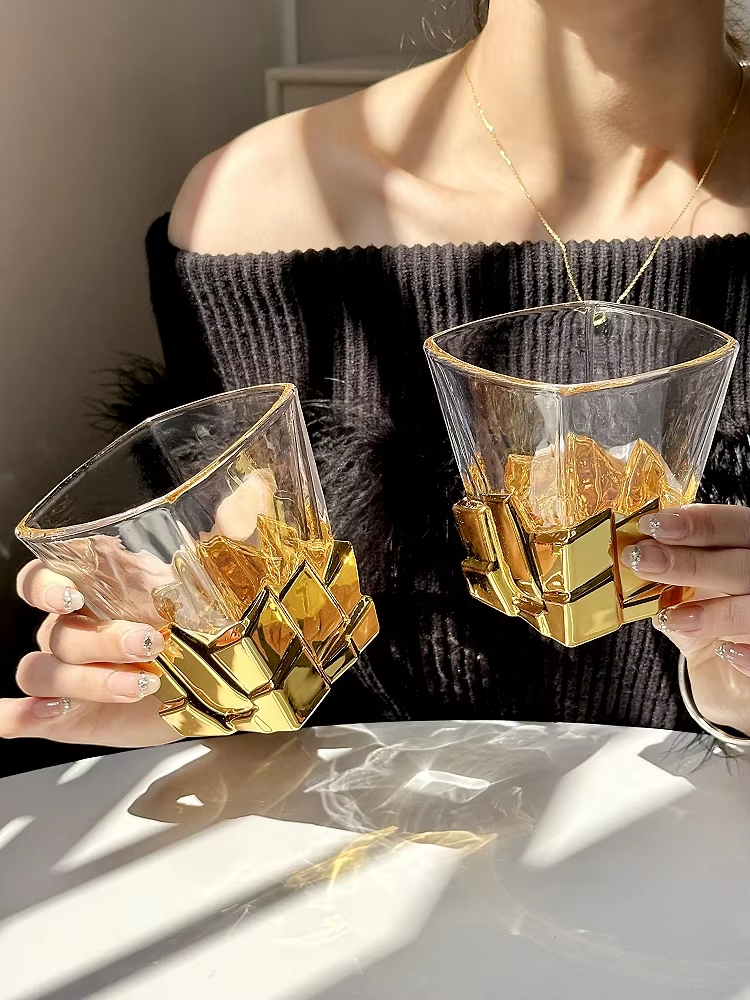 Space Gold Ice Cube Cup Artist - Wine Beer Whiskey 评论和价格
