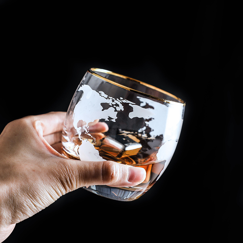World Map Whisky Wine Glass  V - Wine Beer World 评论和价格