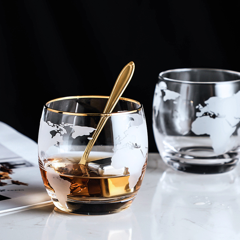 World Map Whisky Wine Glass  V - Wine Beer World 评论和价格