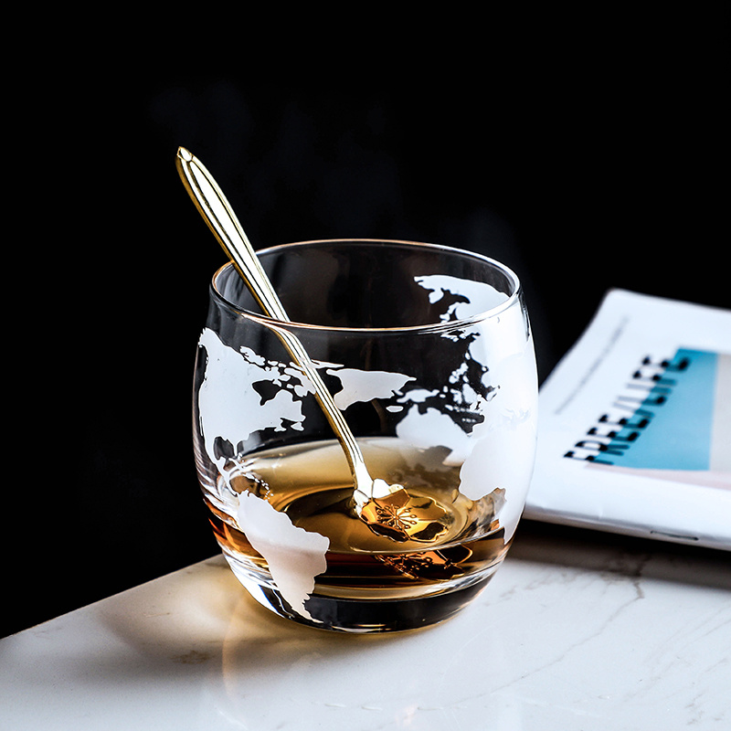 World Map Whisky Wine Glass  V - Wine Beer World 评论和价格