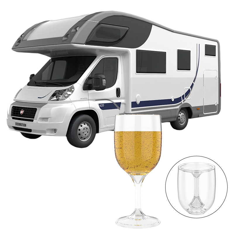 Folding Wine Glass Transparent - Wine & Beer Quito 评论和价格