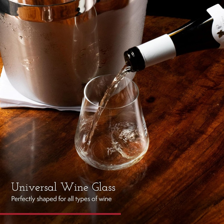 Stemless Crystal Wine Glasses  - Wine Beer Whiskey 评论和价格