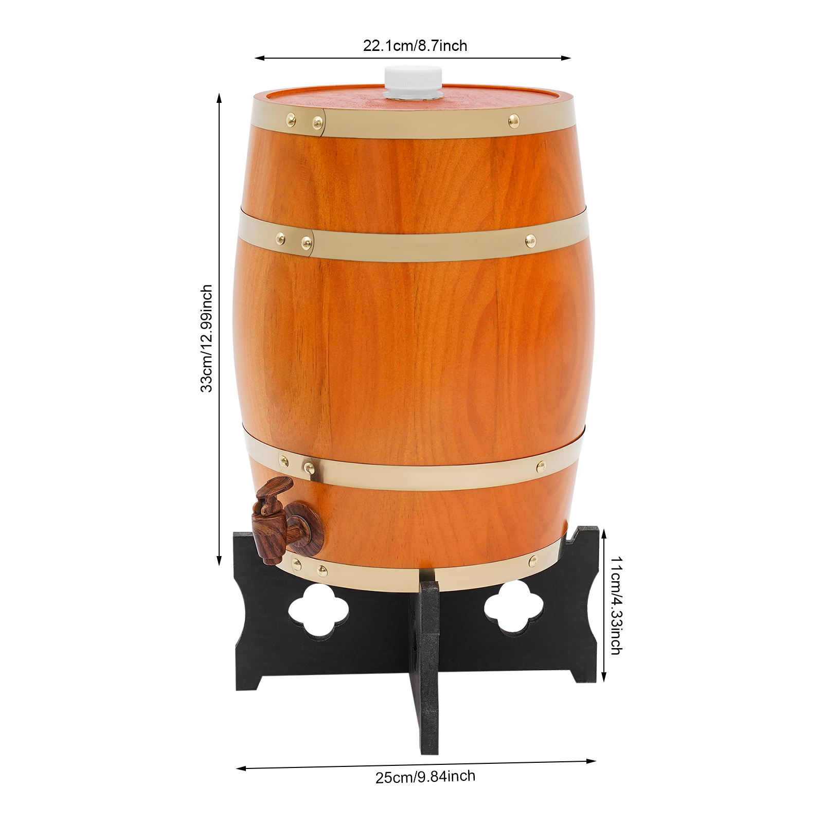 Beige-yellow Wine Barrel, Vert - Wine Beer Whiskey 评论和价格