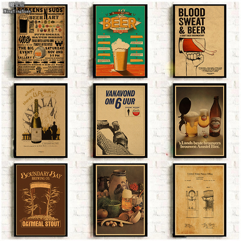 Vintage Beer Wine Drink Chart  - Wine With Beer Mix 评论和价格