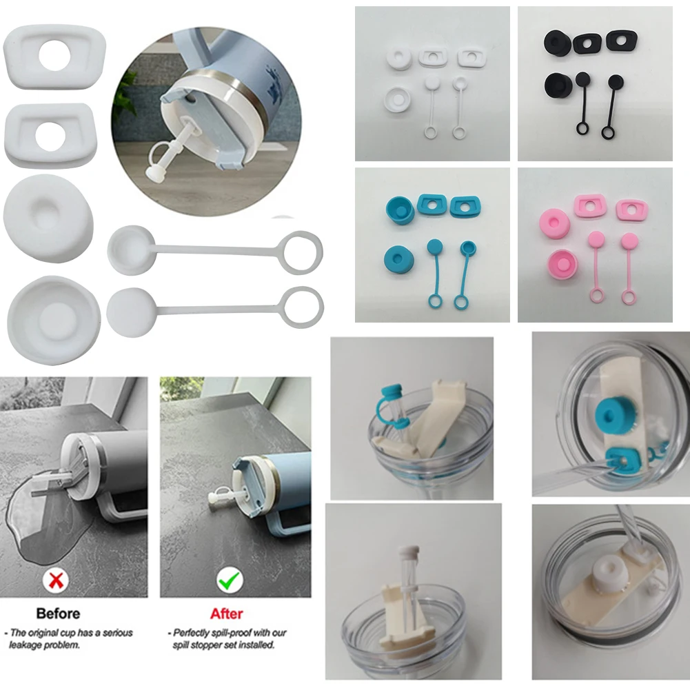 Silicone Spill Proof Stopper S - Bottle Stopper Set 评论和价格