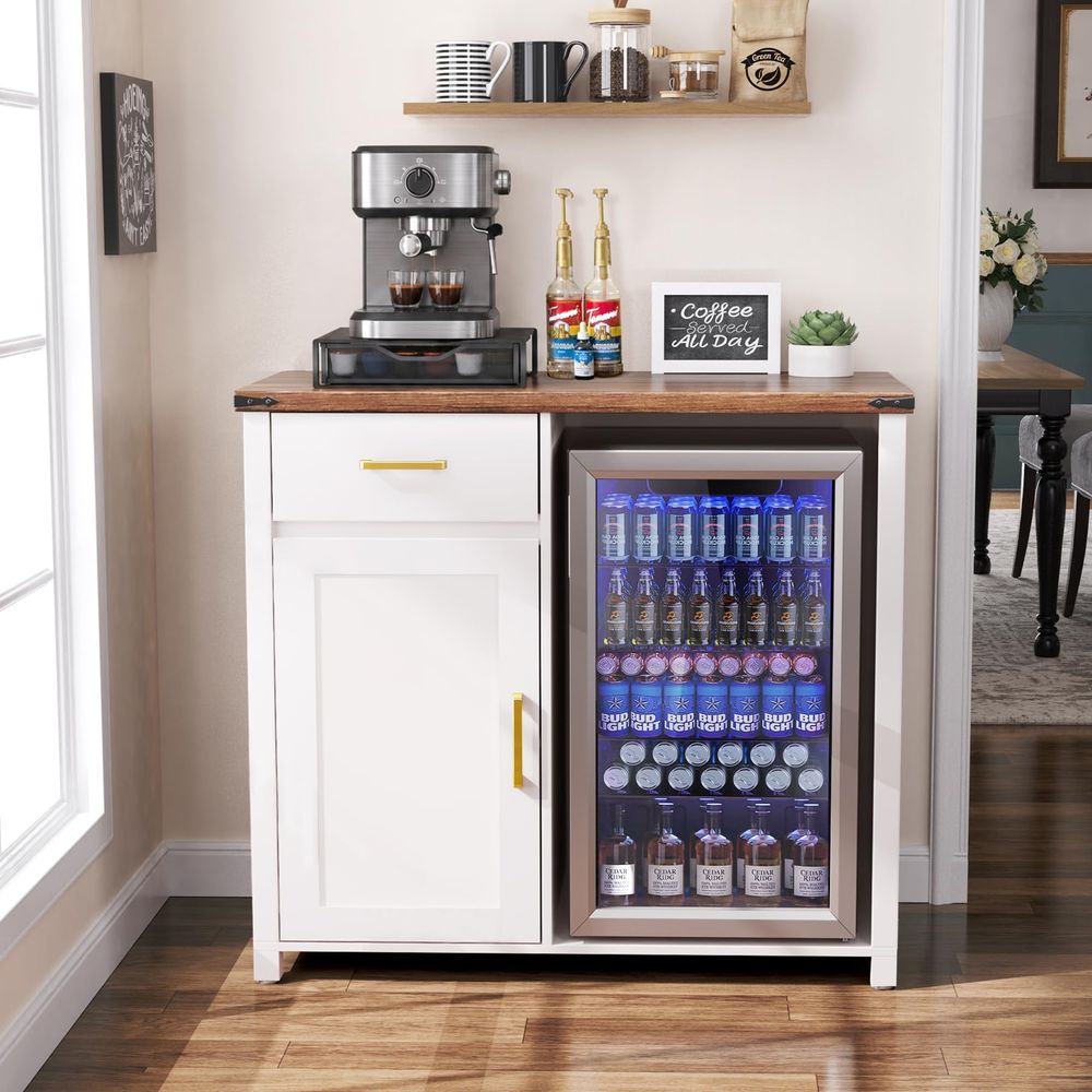 Coffee Bar with Mini Fridge Sp - Wine & Beer Tours Of Nova Scotia 评论和价格